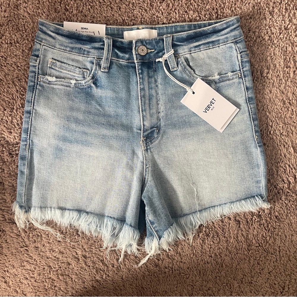 Vervet Super High Rise Shorts Sienna